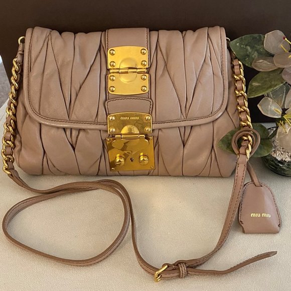 Mui Mui Coffer Crossbody Bag - Picture 1 of 5
